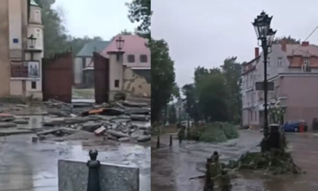 Kłodzko po przejściu żywiołu/Facebook