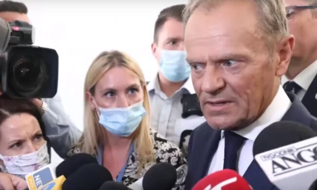 Donald Tusk w ostrych słowach do dziennikarki TVP Info / YouTube:  Niezależny Serwis Wiadomości 2