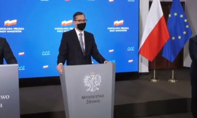 Konferencja prasowa Morawieckiego i Niedzielskiego/Youtube SE
