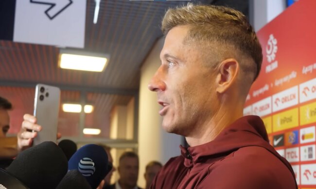 Robert Lewandowski, screen Youtube @Kanal_Sportowy
