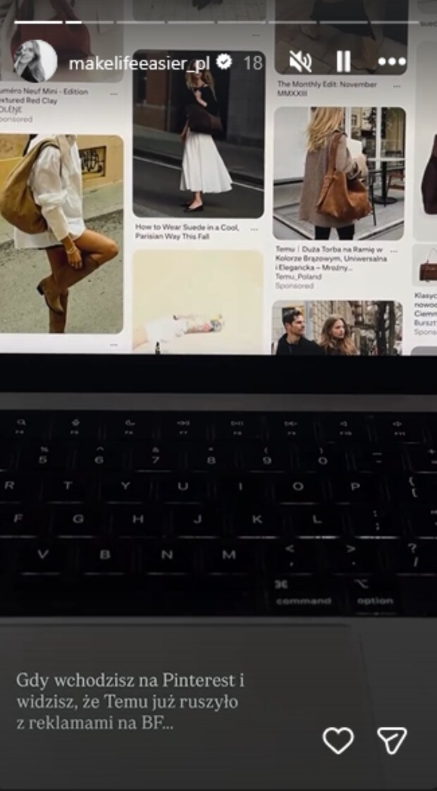 Wpis Katarzyny Tusk/Instagram @MakeLifeEasier