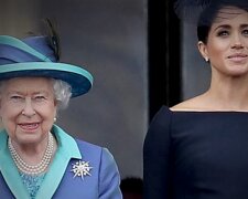 Meghan Markle i królowa Elżbieta II. Źródło: Youtube Entertainment Tonight