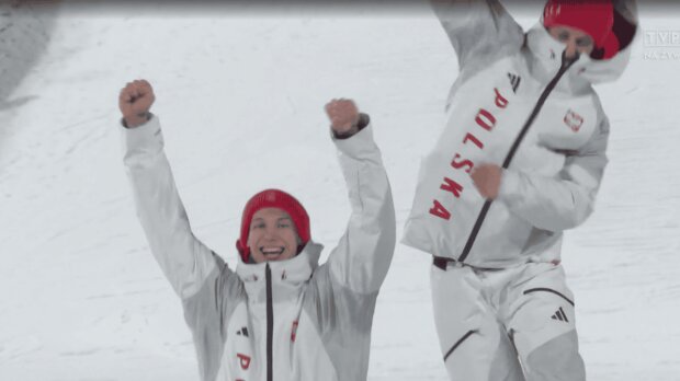 Radość Pawła Wąska/TVP