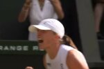 Iga Świątek, screen Youtube @Wimbledon