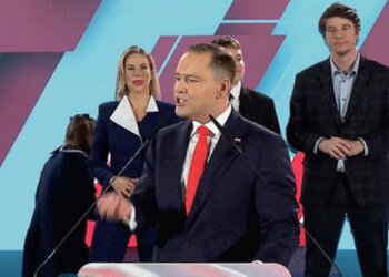 Karol Nawrocki z rodziną/YouTube @Polsatnews.pl