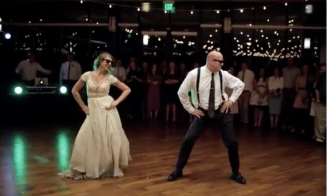 taniec taty i panny młodej, screen Google