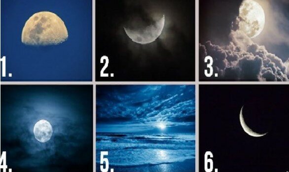 Który księżyc na zdjęciu podoba Ci się najbardziej? Odpowiedź ujawni cechy twojej postaci