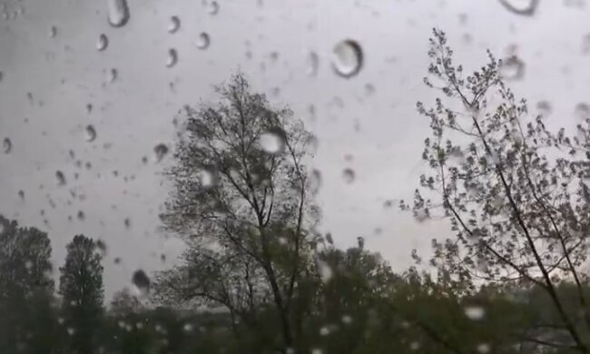 Pogoda, deszcz screen YouTube