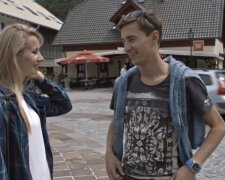 Kamil Stoch i Ewa Bilan-Stoch. Źródło: Youtube Eurosport Polska