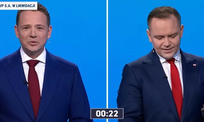 Trzaskowski i Nawrocki, screen Youtube @Telewizja_Republika