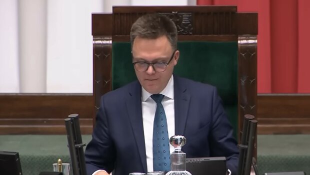 Szymon Hołownia, screen Youtube @videoparlamentpl