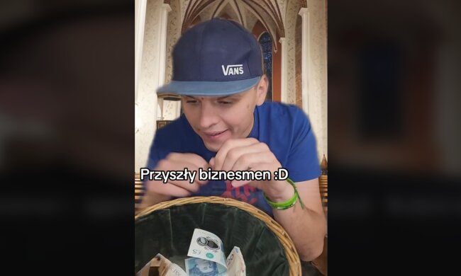 Typy wiernych dających na tacę/Tik Tok @ksiadz_z_osiedla