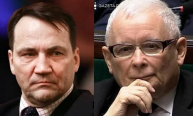 Radosław Sikorski, Jarosław Kaczyński/YouTube