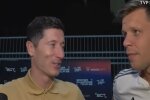Szczęsny i Lewandowski, screen Youtube @tvp_sport