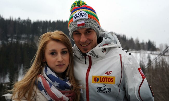 Justyna i Piotr Żyła