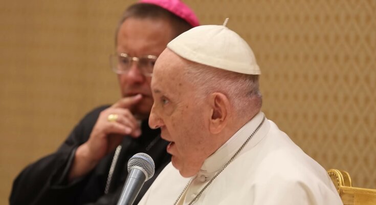 Papież Franciszek, screen Youtube @Maskacjusz
