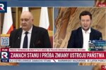 Telewizja Republika relacjonuje "zamach stanu"/Instagram @TVRepublika