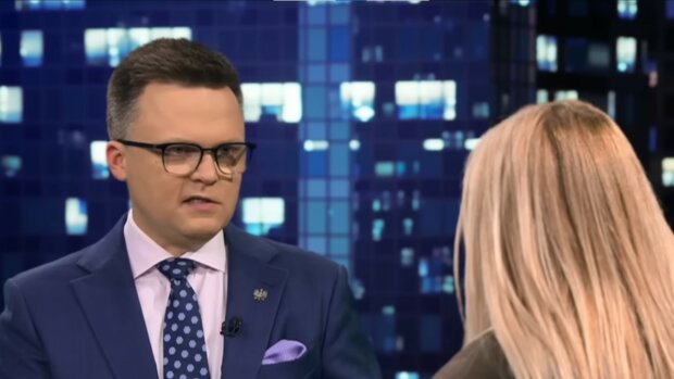 Szymon Hołownia, screen Youtube @TVN24
