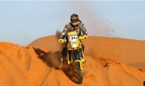 Jānis Vinters w Rajdzie Dakar/YouTube @ eXi Sports