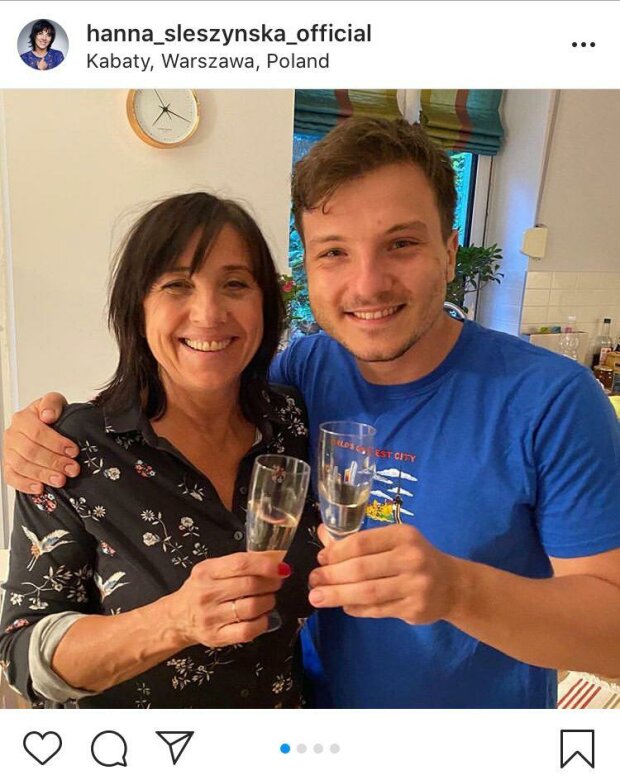 Aktorka wraz z synem Jakubem (Instagram)