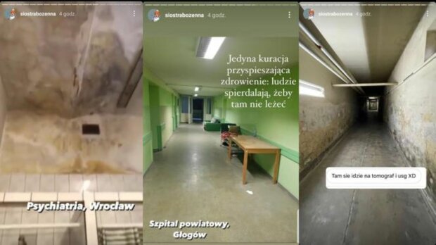 Relacje z polskich szpitali/Instagram @Siostra Bożenna