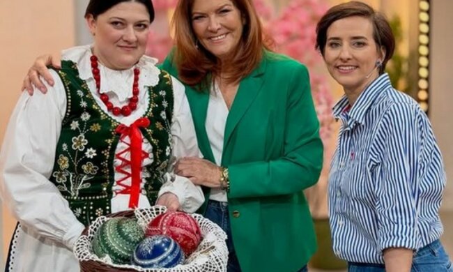 Katarzyna Dowbor w "Pytaniu na śniadanie"/Instagram @PytanieNaŚniadanie