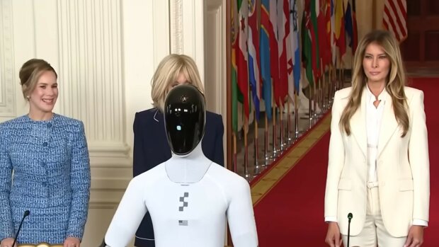 Melania Trump, Marta Nawrocka, screen Youtube @CSPAN