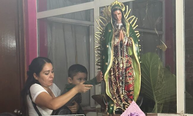 Virgen de Guadalupe, źródło: Facebook/Virgen de Guadalupe Llora en Morelia, en la Col. Obrera