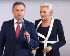 Prezydent Andrzej Duda i Agata Kornhauser-Duda/YouTube @polsatnews.pl