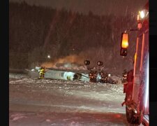 katastrofa samolotu, screen X @Turbinetraveler