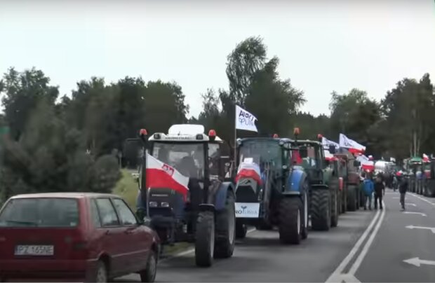 Protest rolników/YouTube @Wieści Rolnicze