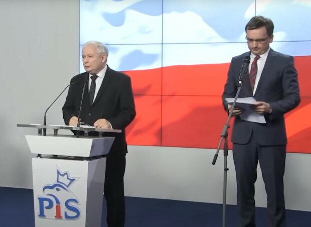 Kaczyński, Ziobro, źródło: YouTube/Prawo i Sprawiedliwość