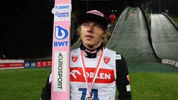 Dawid Kubacki, screen Youtube @skijumping_pl