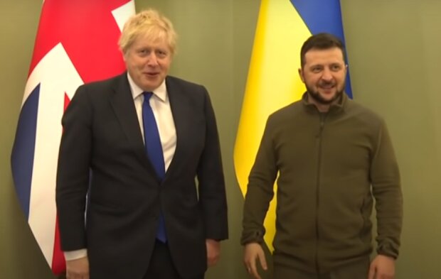 Boris Johnson, Wołodymyr Zełenski/YouTube @BBC News