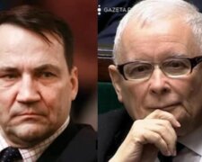 Radosław Sikorski, Jarosław Kaczyński/YouTube