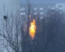 Rozszczelnienie gazociągu w Krakowie/Facebook