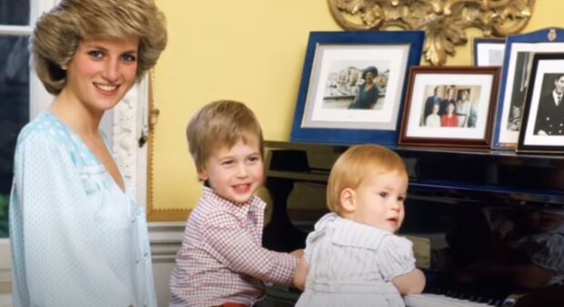 Księżna Diana z dziećmi/YouTube @Dla Ciekawskich