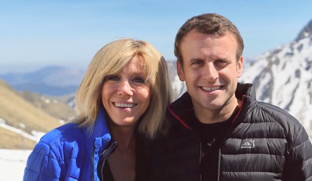 Brigitte Macron, Emmanuel Macron. Źródło: Youtube Harper's BAZAAR