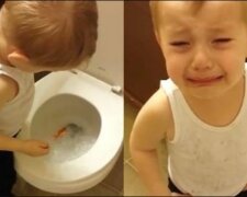 To nagranie robi furorę. Wzruszony chłopiec zorganizował pożegnanie swojej ukochanej rybce