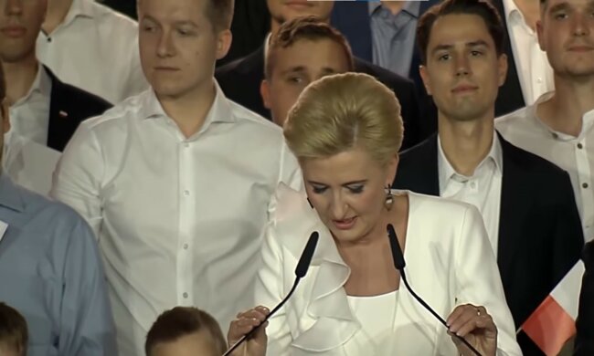 Agata Duda, screen Youtube @onet