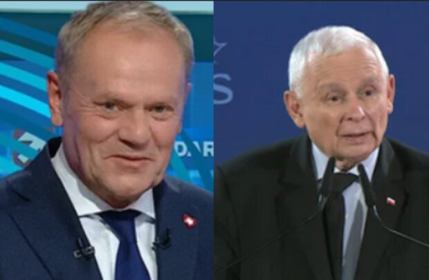 Donald Tusk, Jarosław Kaczyński/YouTube