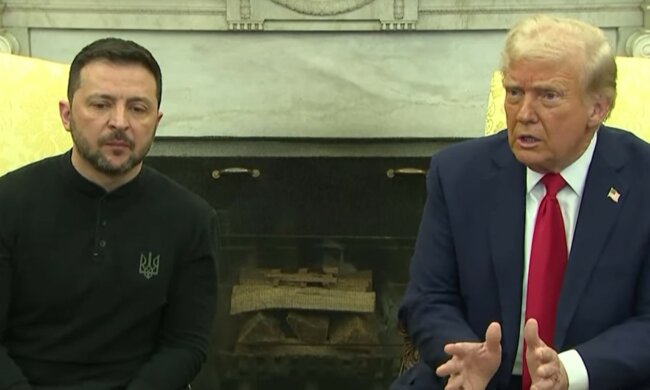 Trump i Zełenski, screen Youtube @tvpinfo