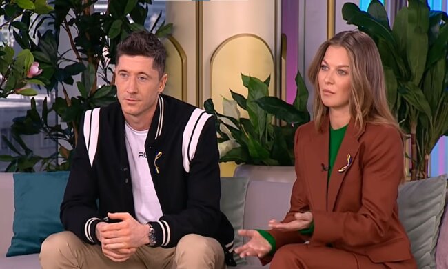 Anna i Robert Lewandowscy, screen Youtube @tvnpl