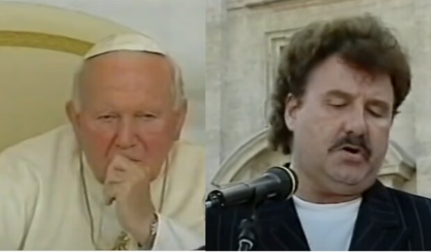 Jan Paweł II, Krzysztof Krawczyk/YouTube @Andrzej Kosmala
