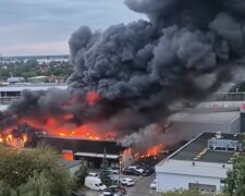 pożar Warszawa, screen Youtube @TVN24