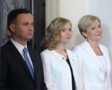 Kinga Duda, Andrzej Duda, Agata Duda. Źródło: Youtube