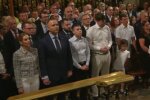 Karol Nawrocki wspólnie z rodziną pojawił się na Jasnej Górze/YouTube @Janusz Jaskółka