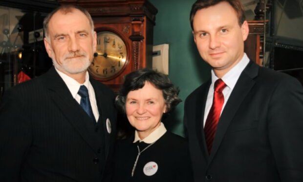 Prezydent Andrzej Duda z rodzicami/YouTube @Piotr Strzetelski