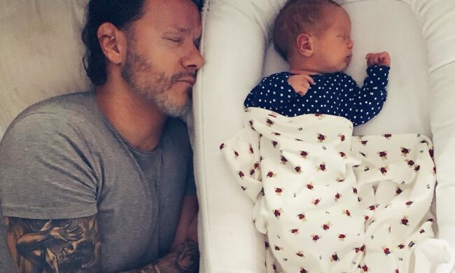 Radosław Majdan i Henio. Źródło: Instagram