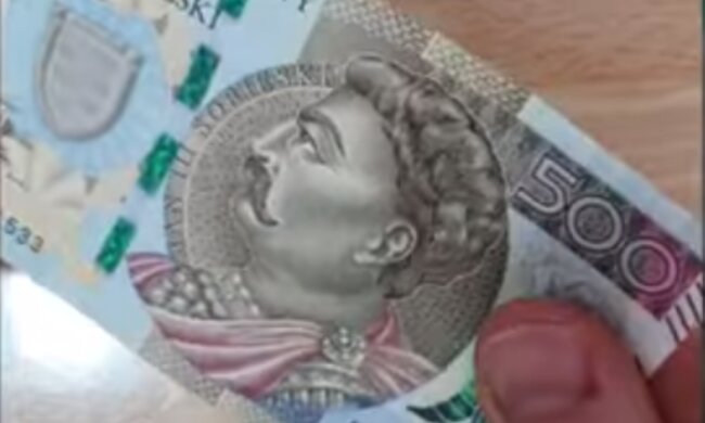Banknot 500 zł/ YouTube @Piotr Kowalski